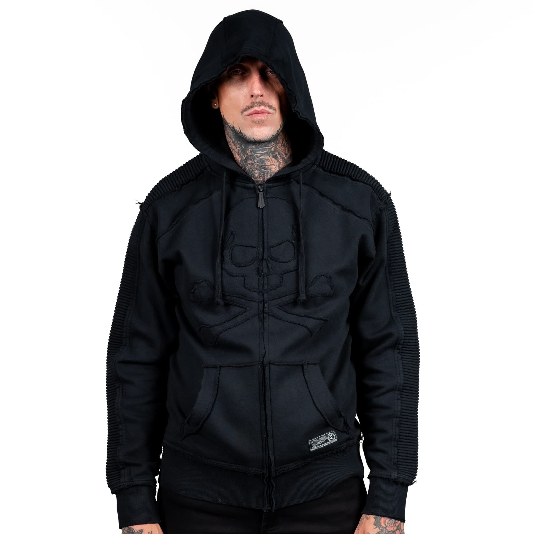 Artist Asylum Collection Hoodie Black Skull Hoodie