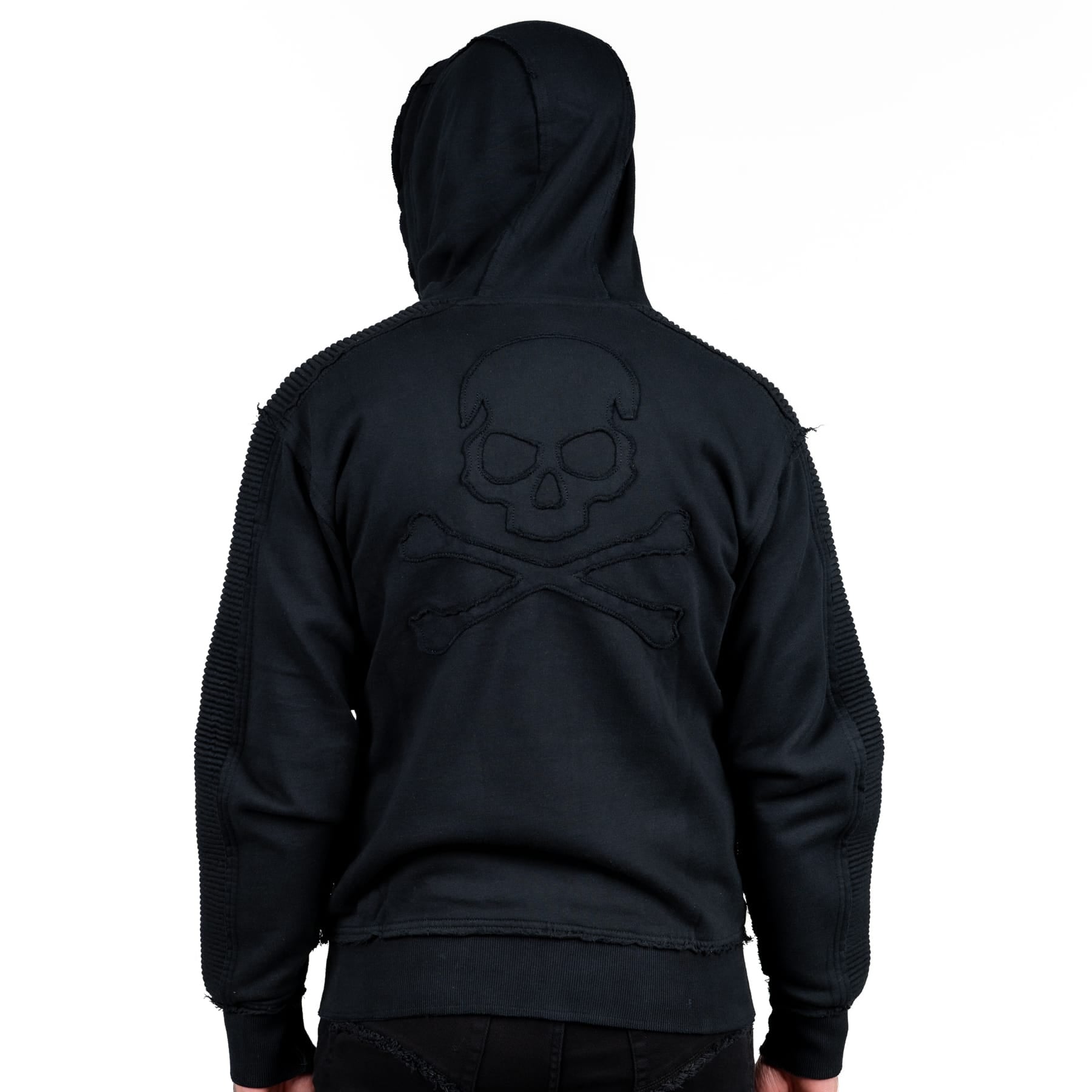 Artist Asylum Collection Hoodie Black Skull Hoodie