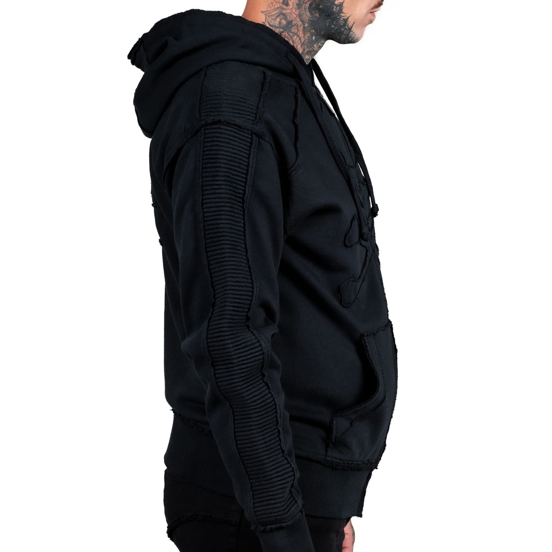 Artist Asylum Collection Hoodie Black Skull Hoodie