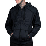 Artist Asylum Collection Hoodie Black Skull Hoodie