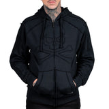 Artist Asylum Collection Hoodie Black Skull Hoodie