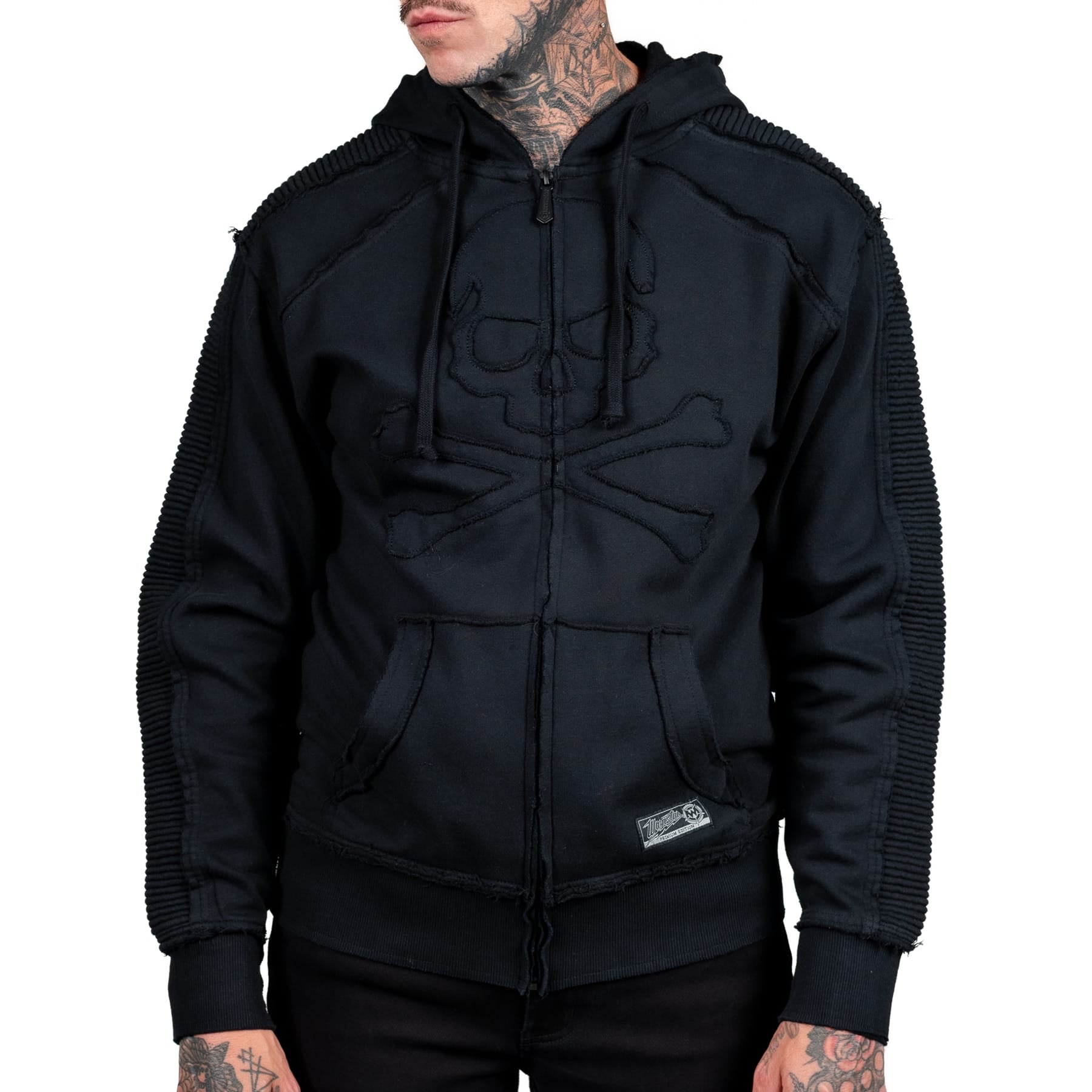 Artist Asylum Collection Hoodie Black Skull Hoodie