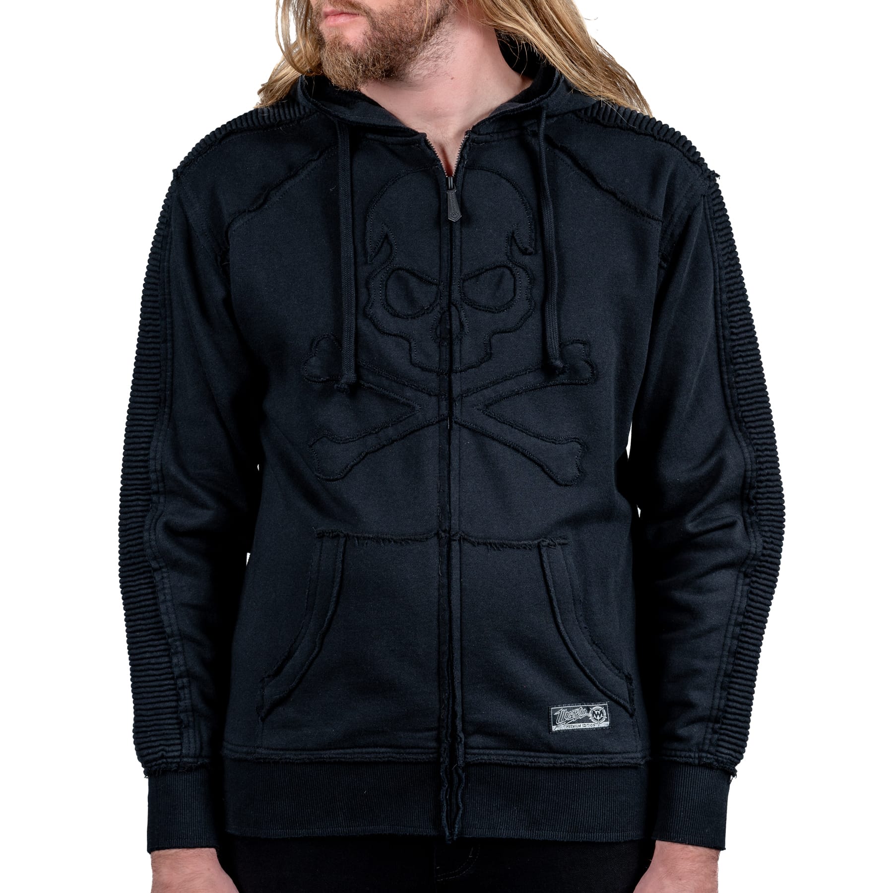Artist Asylum Collection Hoodie Black Skull Hoodie