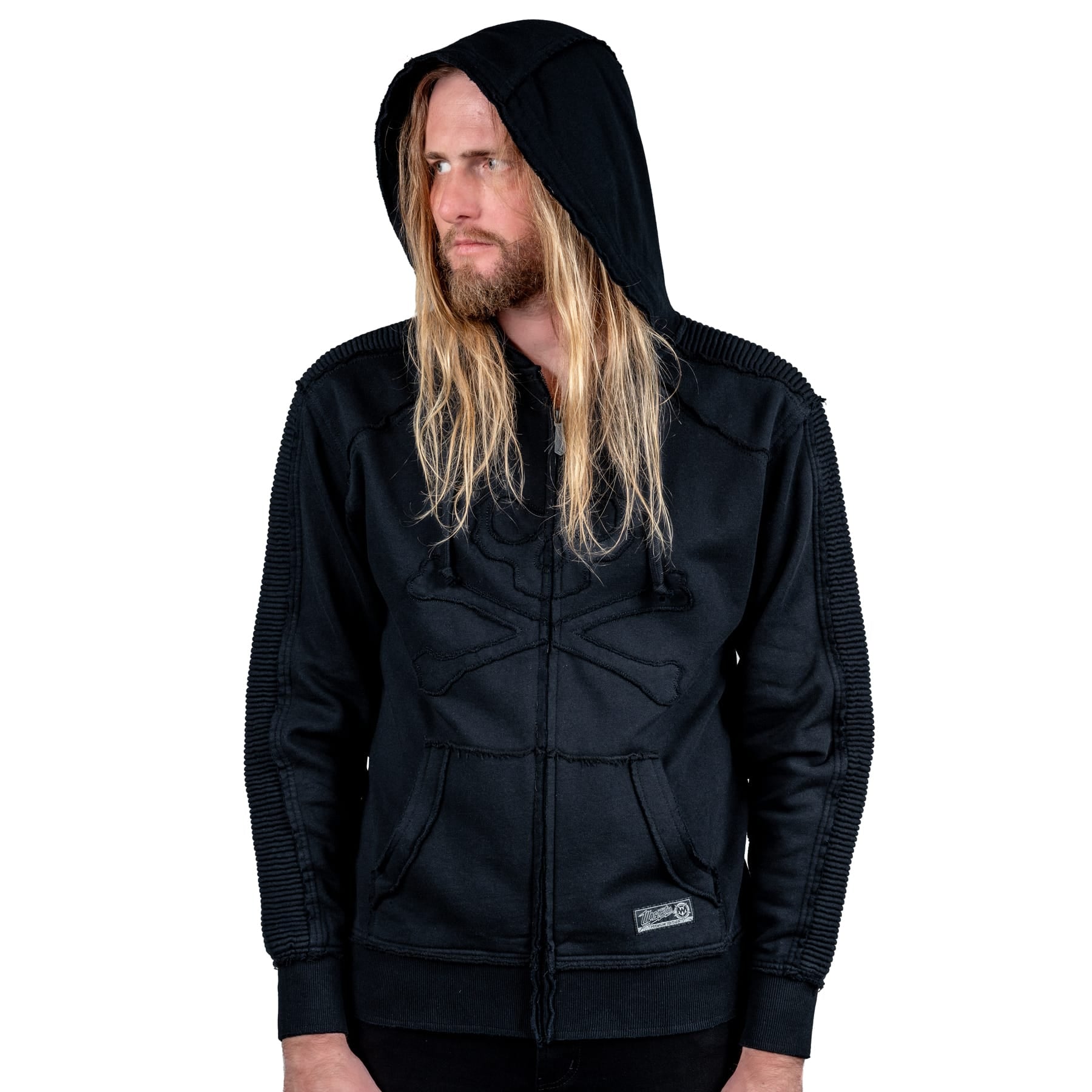 Artist Asylum Collection Hoodie Black Skull Hoodie