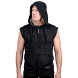 Artist Asylum Collection Hoodie Black Skull Sleeveless Hoodie