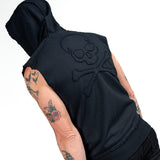 Artist Asylum Collection Hoodie Black Skull Sleeveless Hoodie