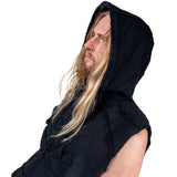 Artist Asylum Collection Hoodie Black Skull Sleeveless Hoodie
