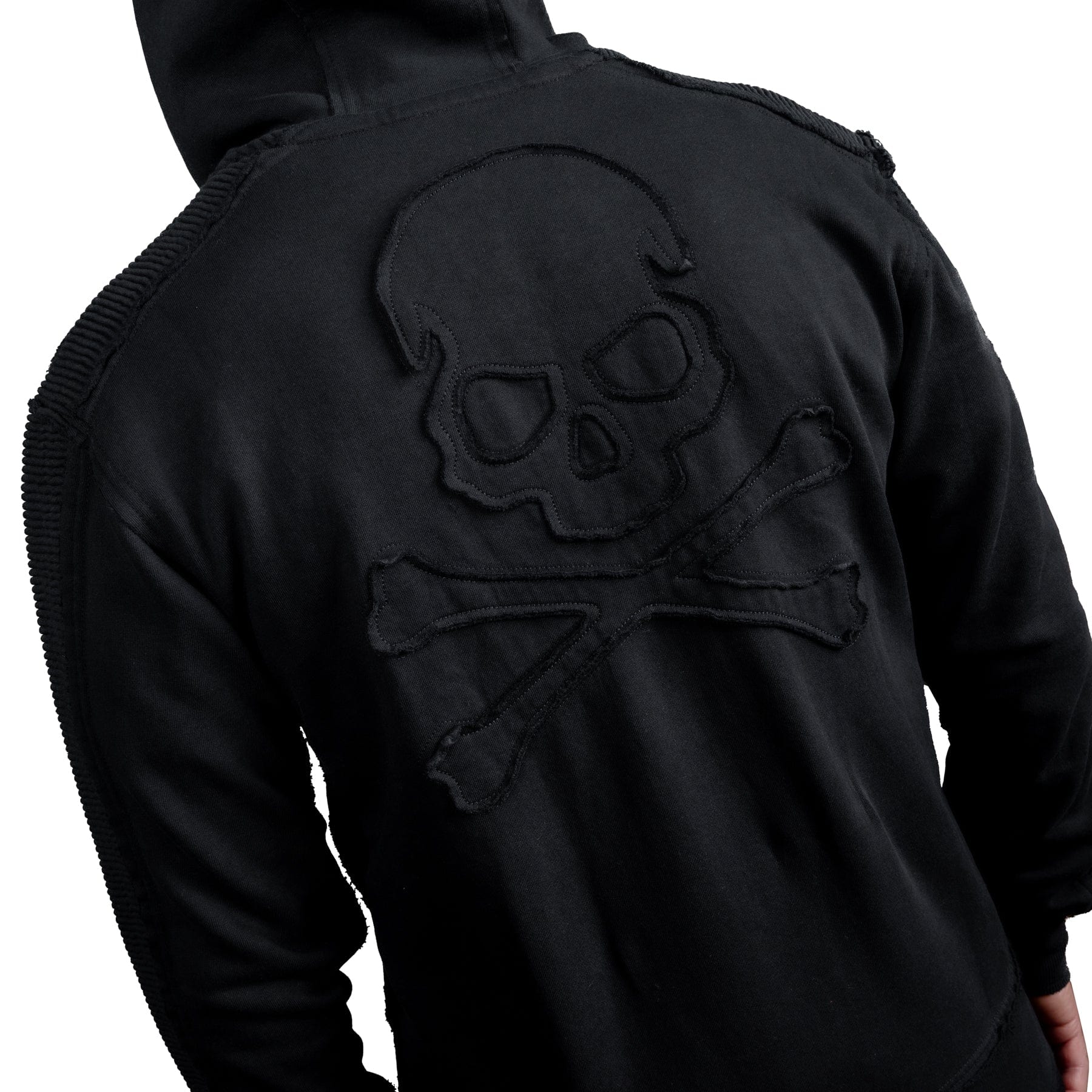 Artist Asylum Collection Hoodie Black Skull Zip Hoodie