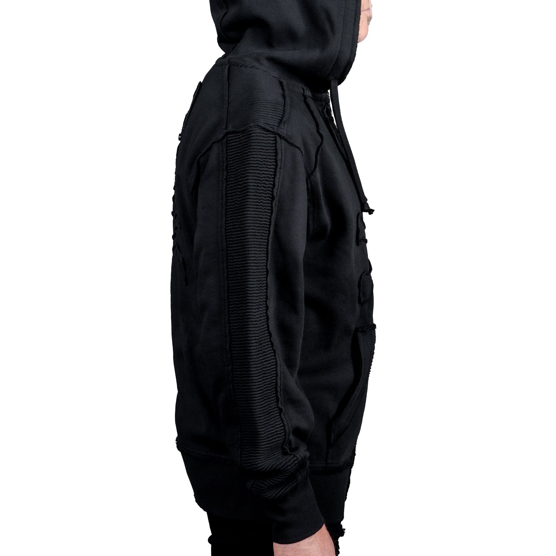 Artist Asylum Collection Hoodie Black Skull Zip Hoodie