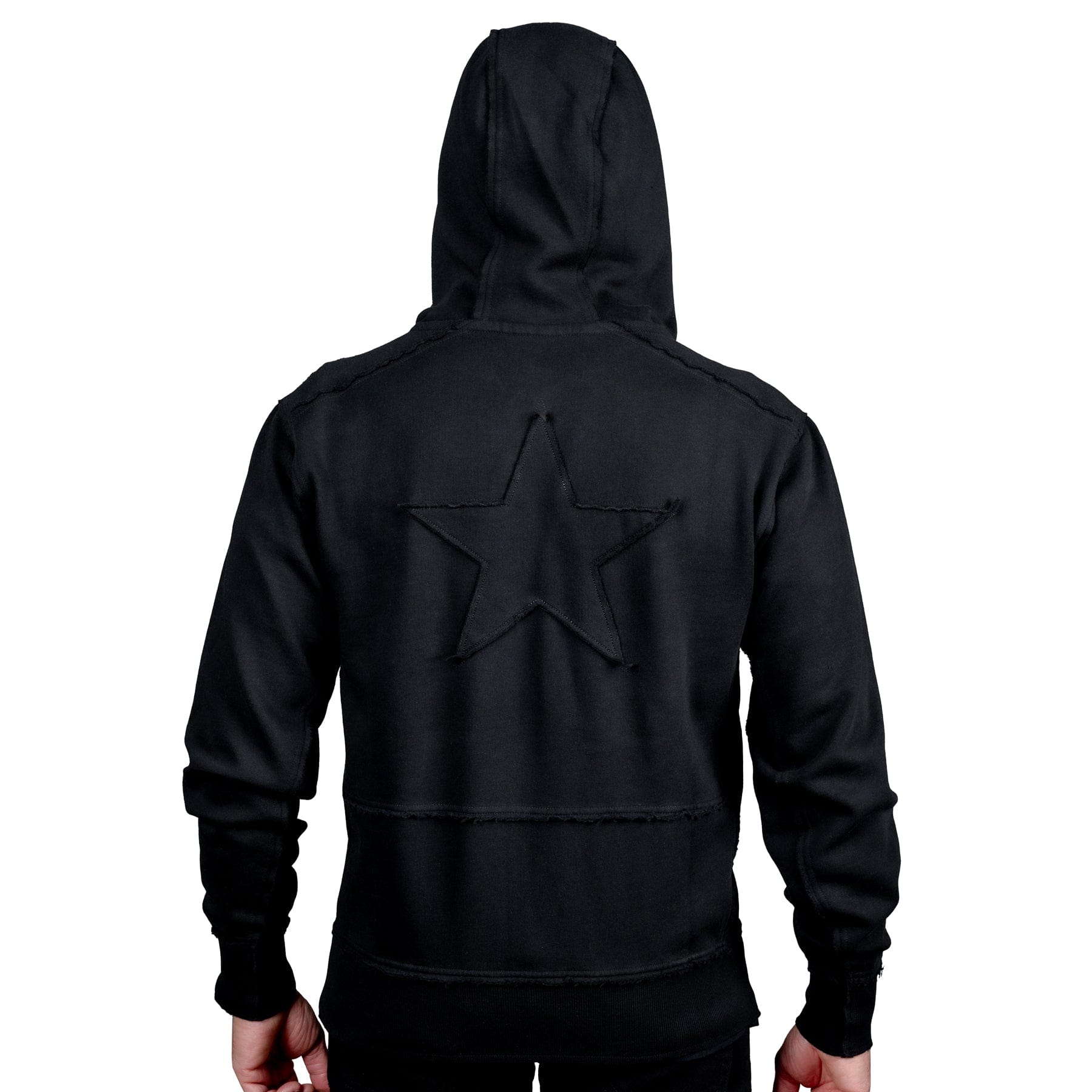 Artist Asylum Collection Hoodie Black Star Zip Hoodie