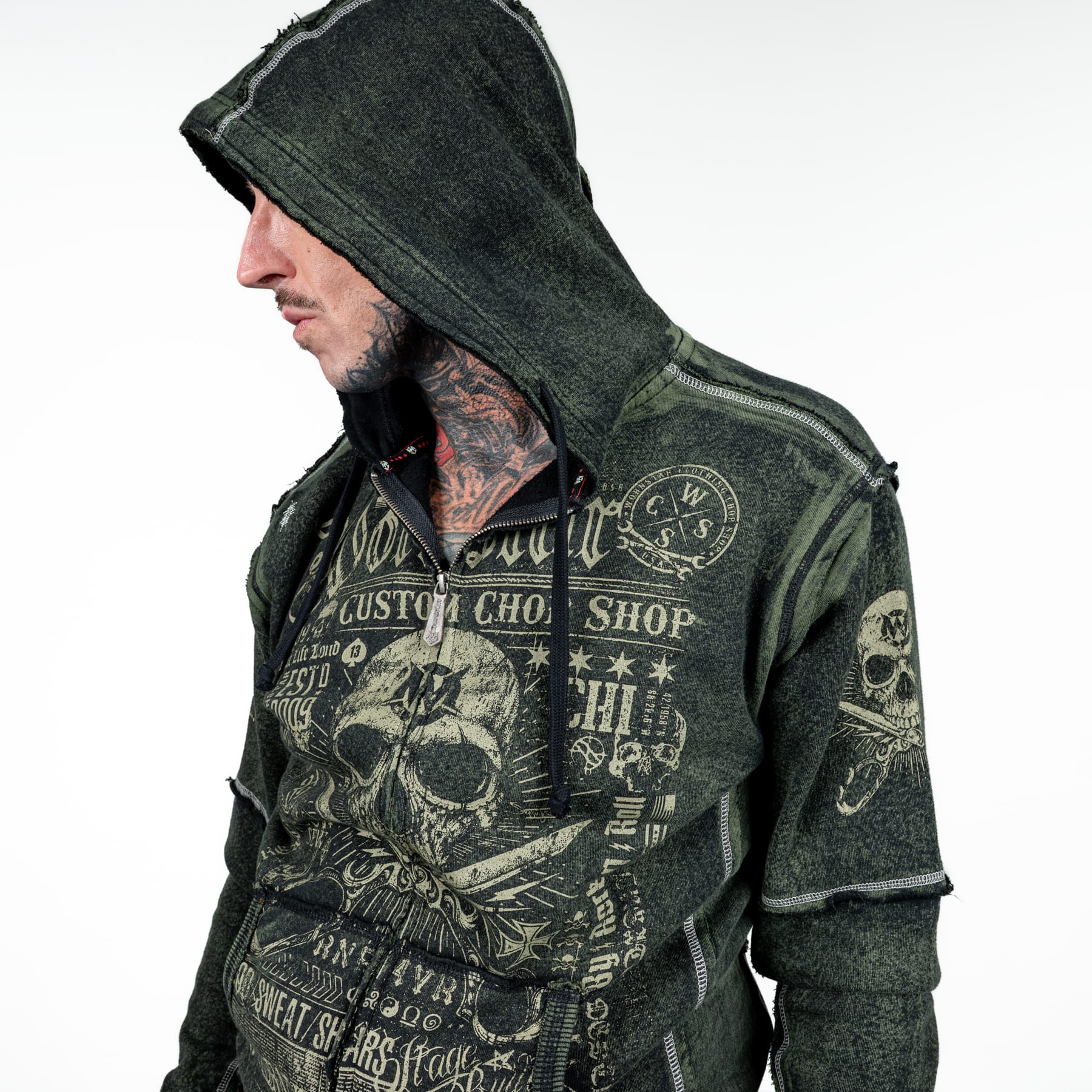 Artist Asylum Collection Hoodie Blood Sweat and Shears Hoodie