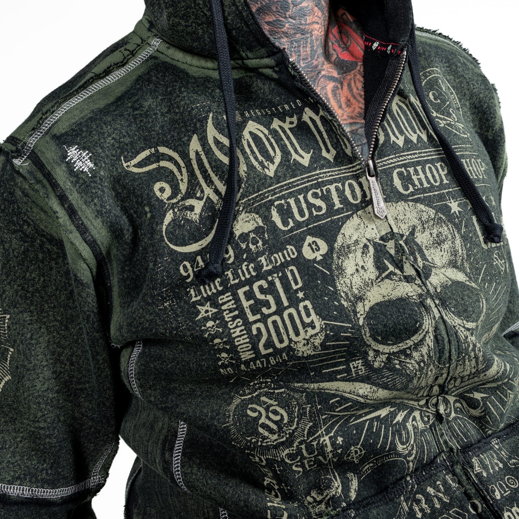 Artist Asylum Collection Hoodie Blood Sweat and Shears Hoodie