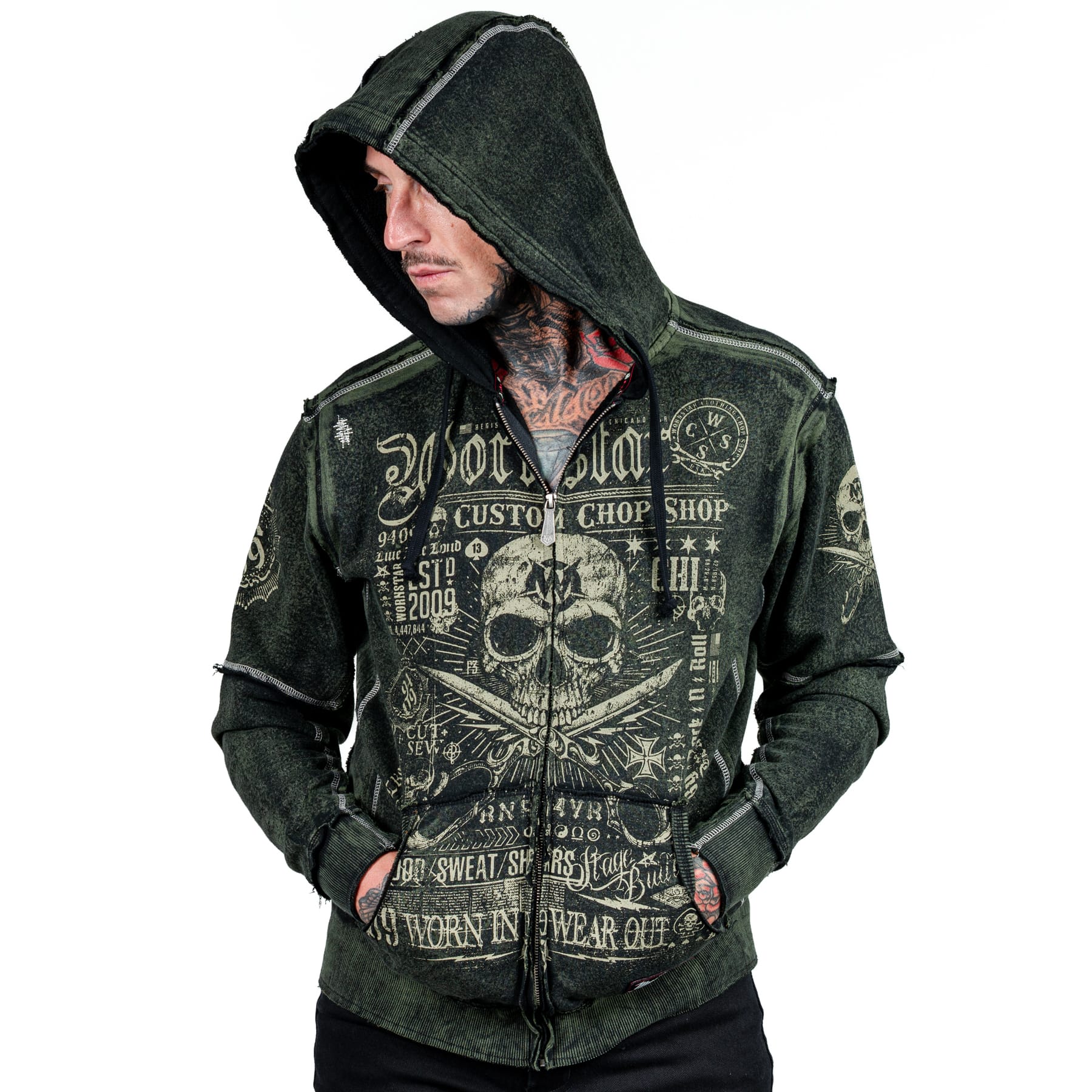 Artist Asylum Collection Hoodie Blood Sweat and Shears Hoodie