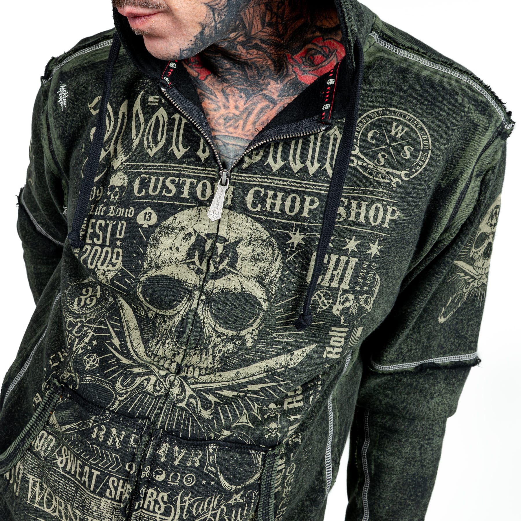 Artist Asylum Collection Hoodie Blood Sweat and Shears Hoodie