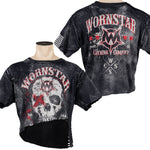 Artist Asylum Collection T-Shirt Death Mechanic Tee - Ready to Ship - Cropped Cut Tee