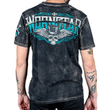 Wornstar Clothing Mens Skull T-Shirt Elegantly Wasted Mens Tee - Black