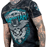Wornstar Clothing Mens Skull T-Shirt Elegantly Wasted Mens Tee - Black