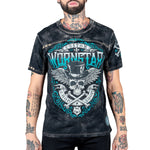 Wornstar Clothing Mens Skull T-Shirt Elegantly Wasted Mens Tee - Black
