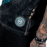 Wornstar Clothing Mens Skull T-Shirt Elegantly Wasted Mens Tee - Black