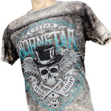 Artist Asylum Collection T-Shirt Elegantly Wasted Tee - Gray