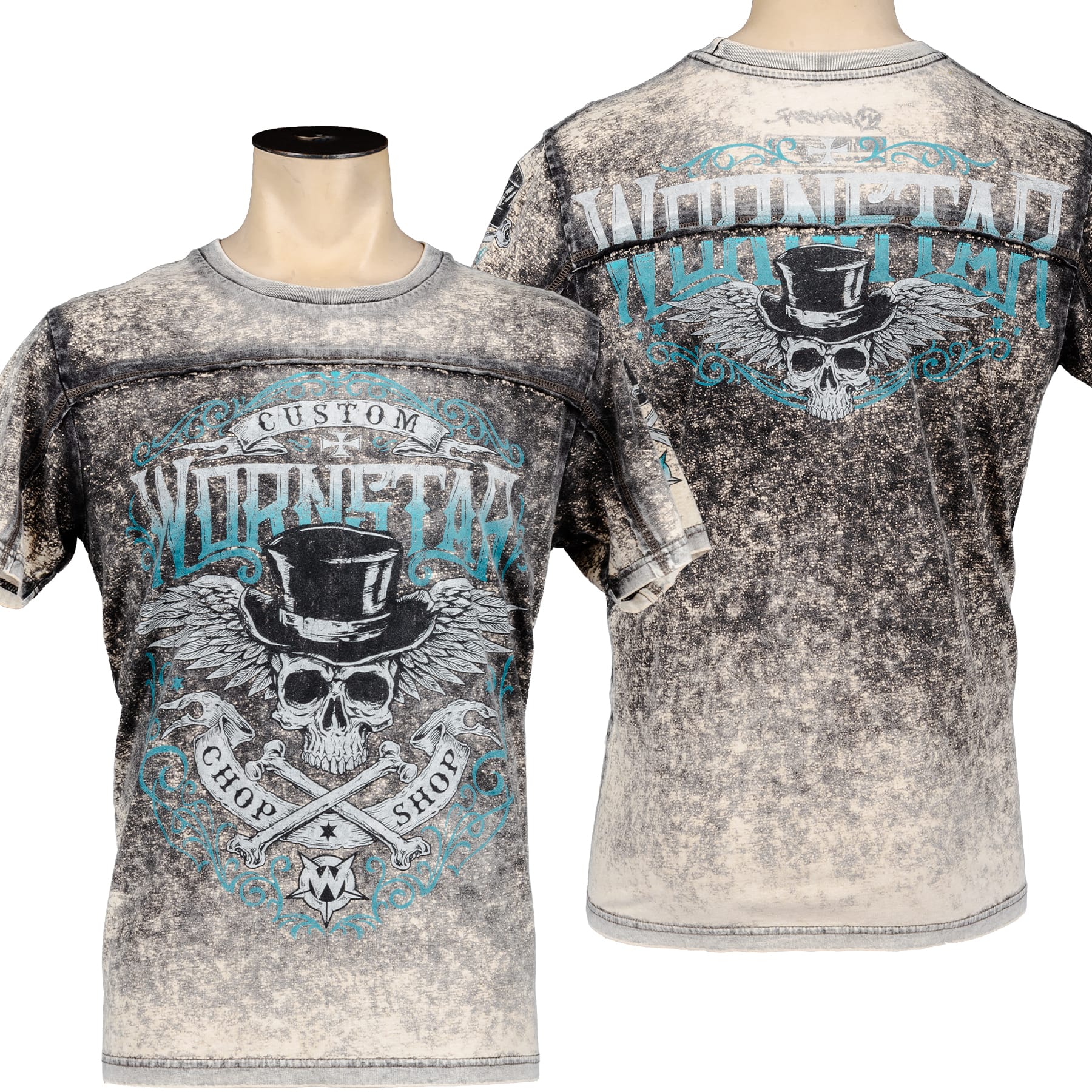 Artist Asylum Collection T-Shirt Elegantly Wasted Tee - Gray