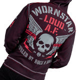 Artist Asylum Collection Hoodie Loud AF Hoodie - Black/Red