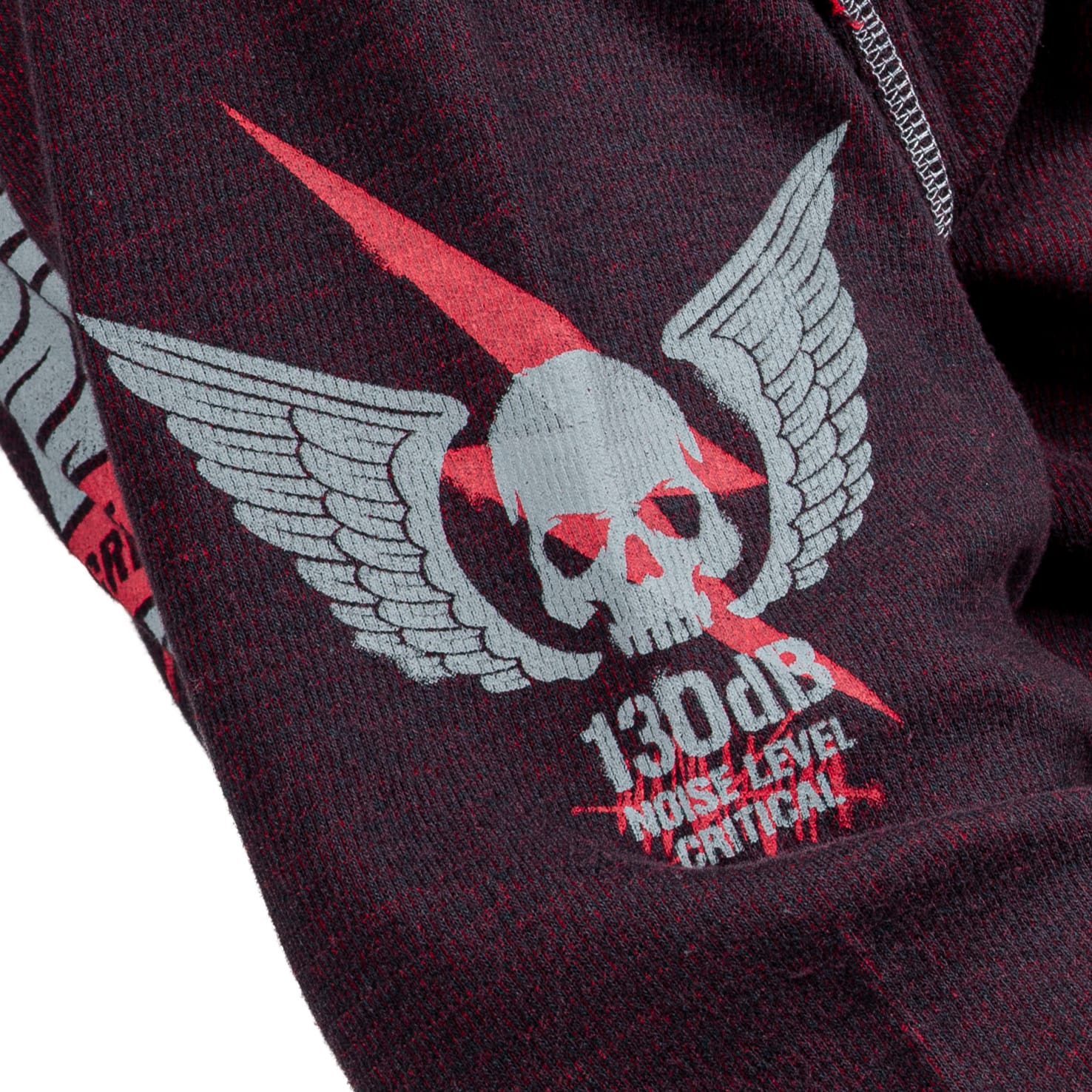 Artist Asylum Collection Hoodie Loud AF Hoodie - Black/Red