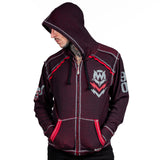 Artist Asylum Collection Hoodie Loud AF Hoodie - Black/Red
