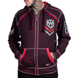Artist Asylum Collection Hoodie Loud AF Hoodie - Black/Red