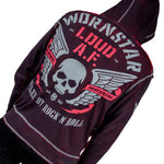 Artist Asylum Collection Hoodie Loud AF Hoodie - Black/Red