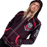 Artist Asylum Collection Hoodie Loud AF Hoodie - Black/Red