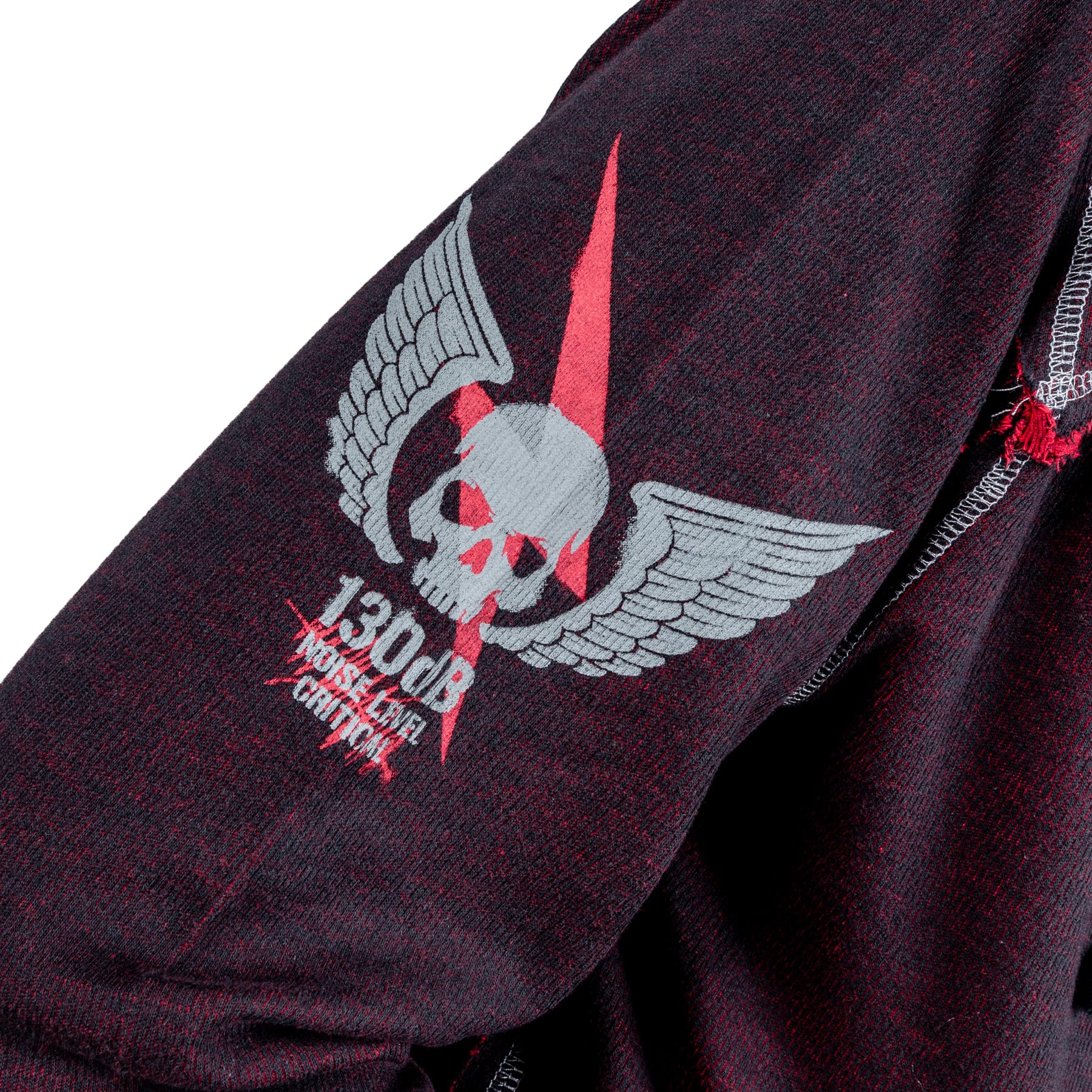 Artist Asylum Collection Hoodie Loud AF Hoodie - Black/Red