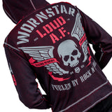 Artist Asylum Collection Hoodie Loud AF Hoodie - Black/Red