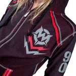 Artist Asylum Collection Hoodie Loud AF Hoodie - Black/Red