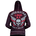 Artist Asylum Collection Hoodie Loud AF Hoodie - Black/Red