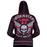 Artist Asylum Collection Hoodie Loud AF Hoodie - Black/Red