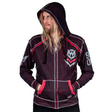 Artist Asylum Collection Hoodie Loud AF Hoodie - Black/Red