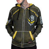 Artist Asylum Collection Hoodie Loud AF Hoodie - Black/Yellow