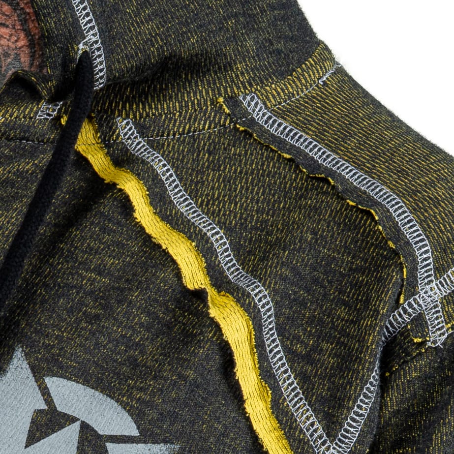 Artist Asylum Collection Hoodie Loud AF Hoodie - Black/Yellow