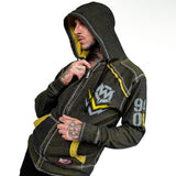 Artist Asylum Collection Hoodie Loud AF Hoodie - Black/Yellow