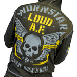 Artist Asylum Collection Hoodie Loud AF Hoodie - Black/Yellow