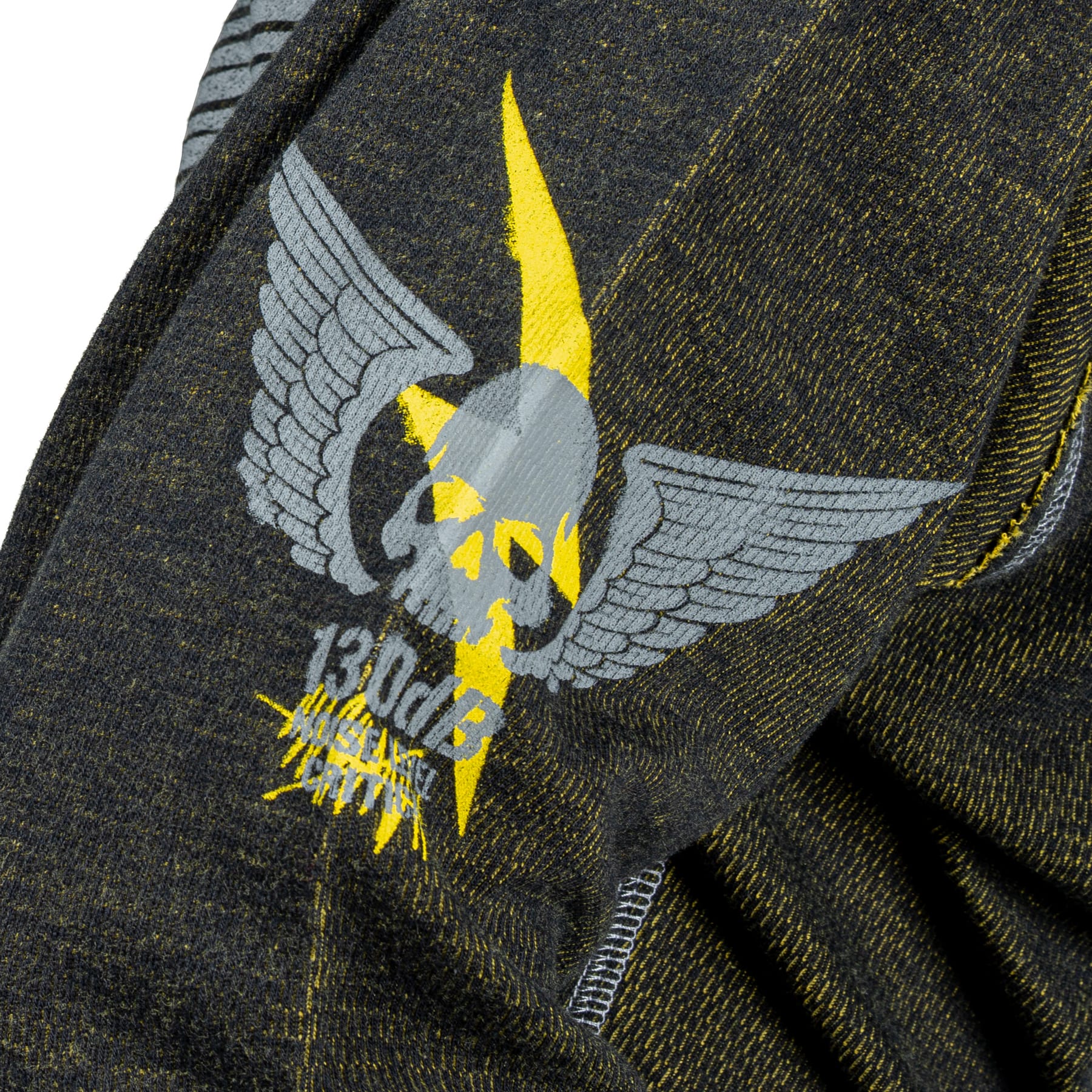 Artist Asylum Collection Hoodie Loud AF Hoodie - Black/Yellow