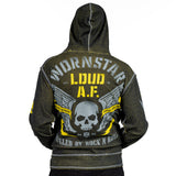 Artist Asylum Collection Hoodie Loud AF Hoodie - Black/Yellow