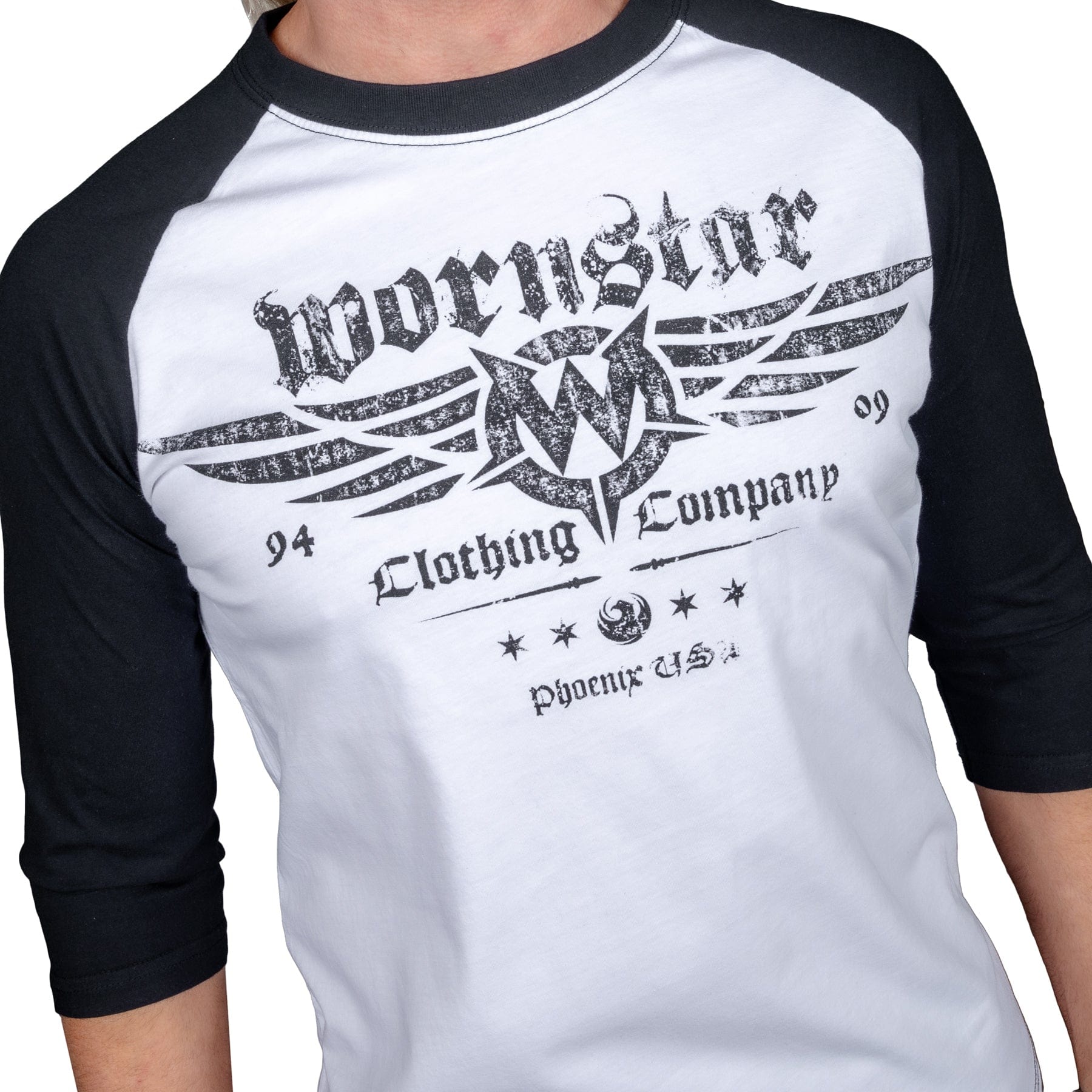 Artist Asylum Collection T-Shirt Machine Shop Raglan Tee