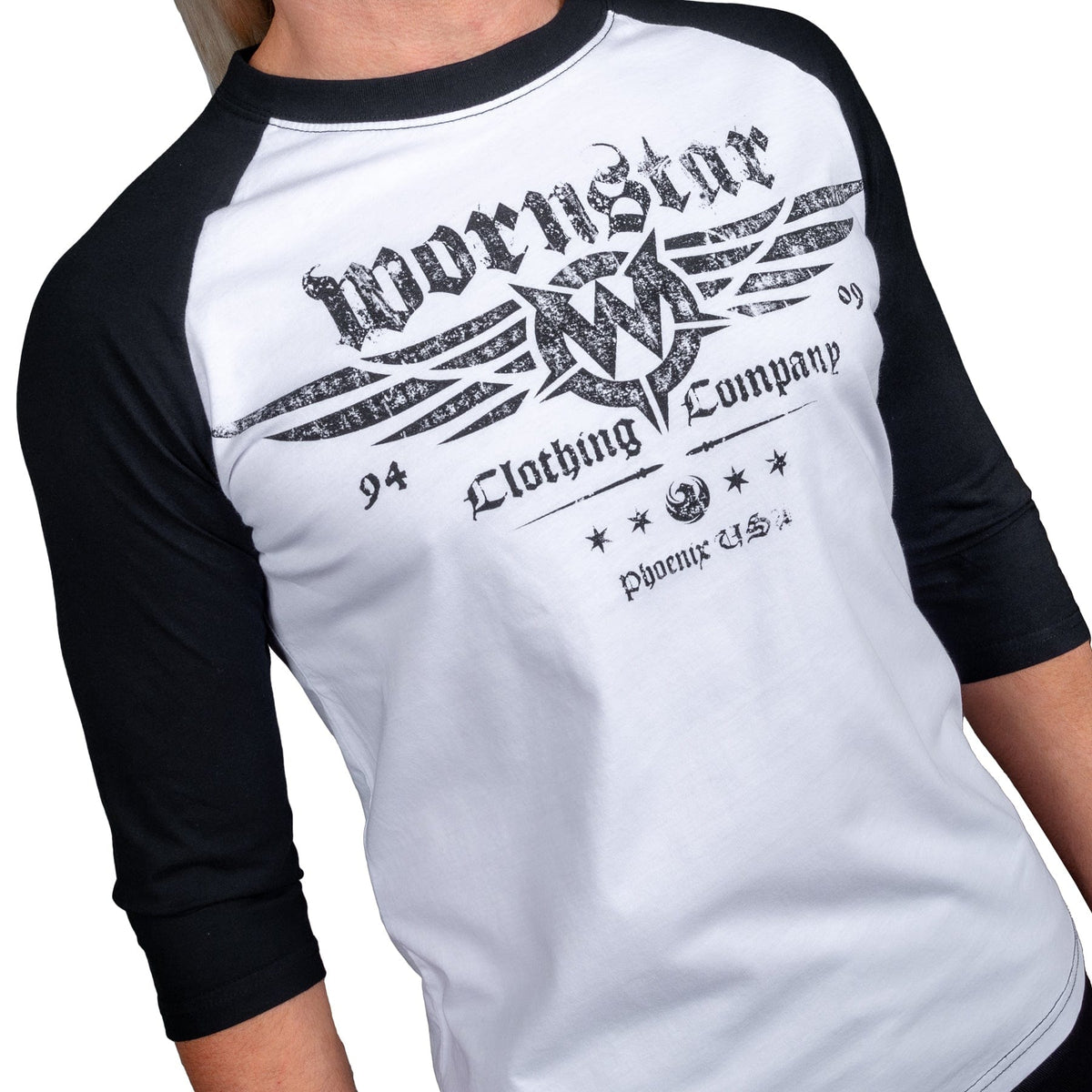 Artist Asylum Collection T-Shirt Machine Shop Raglan Tee