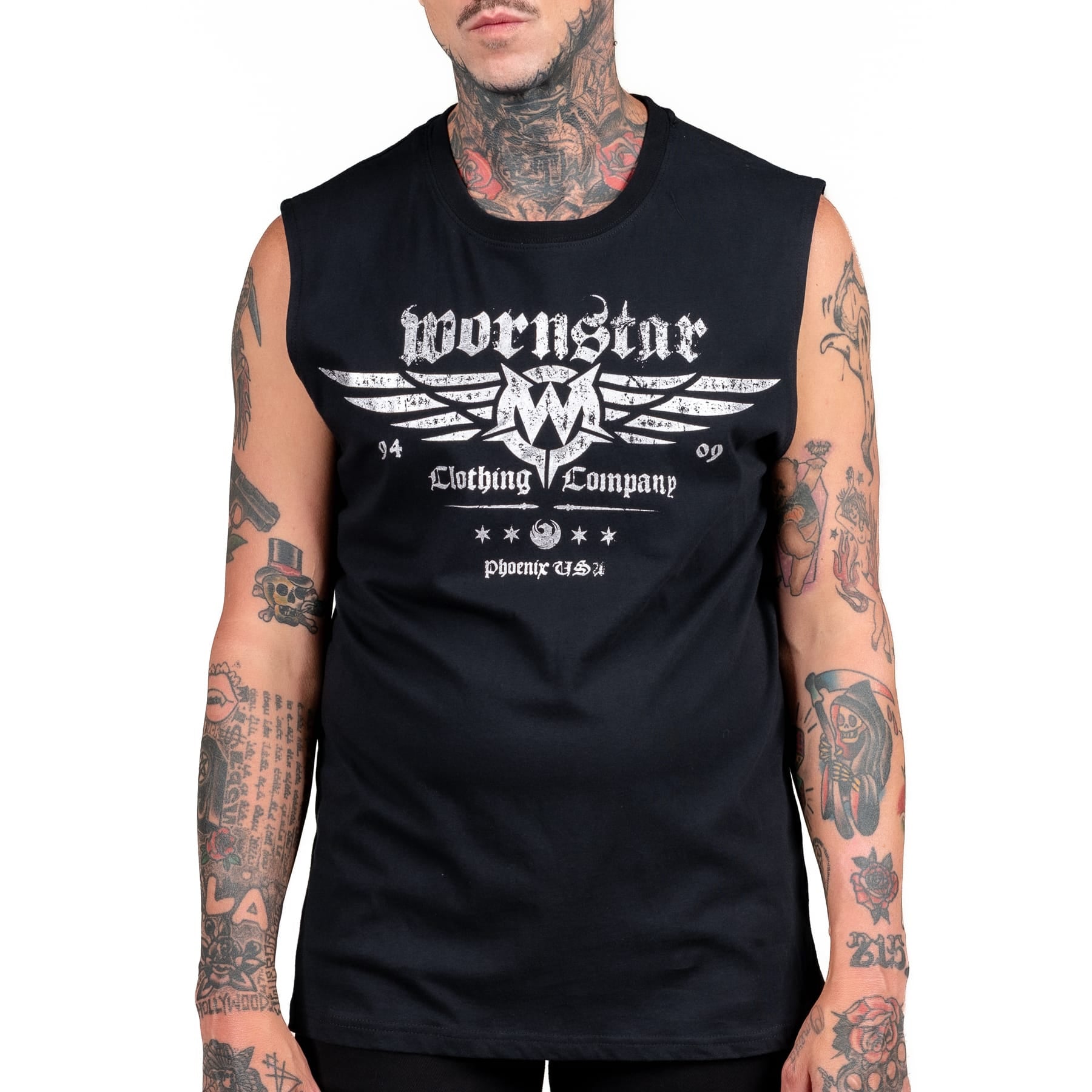Artist Asylum Collection T-Shirt Machine Shop Tee - Sleeveless