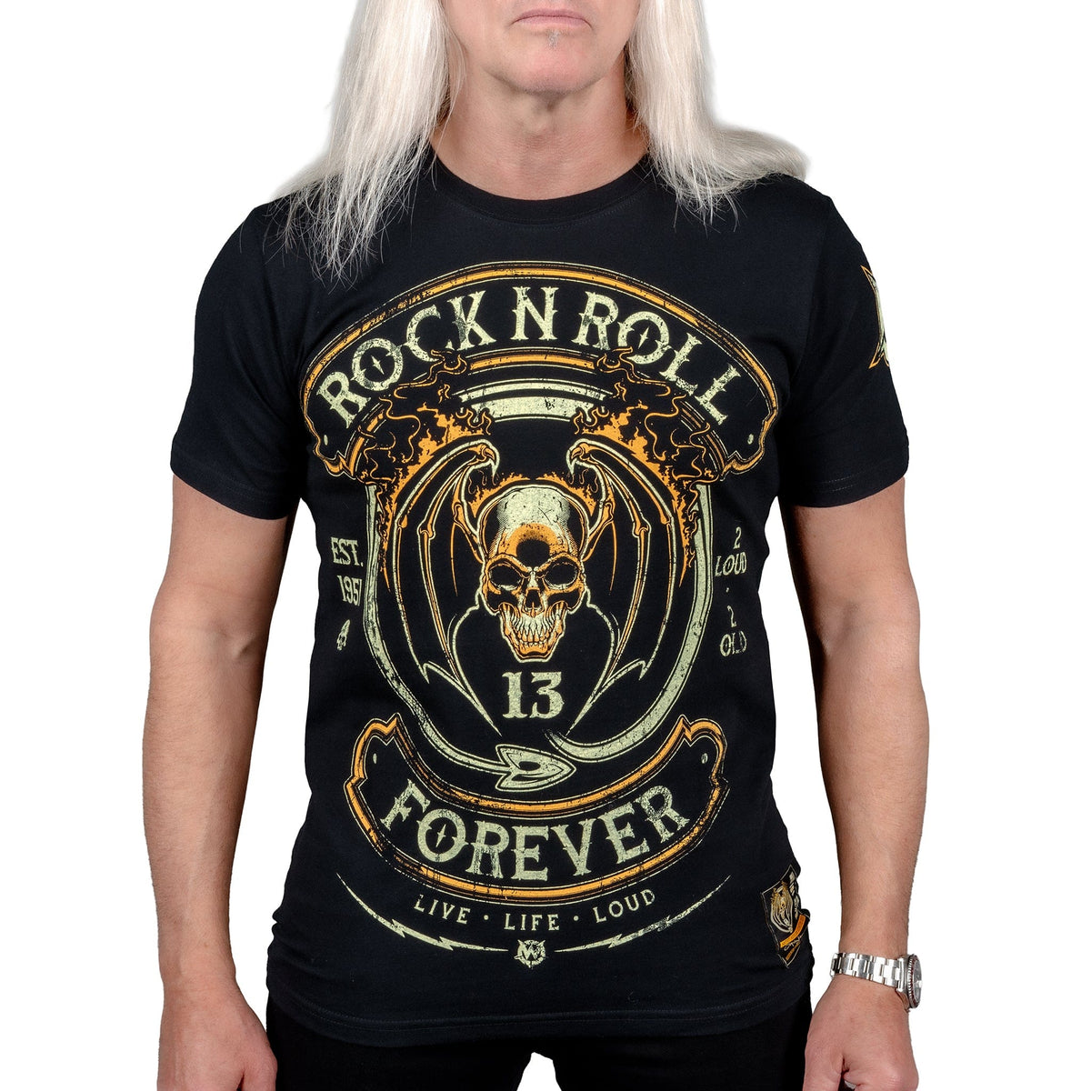 Artist Asylum Collection T-Shirt Rock N Roll Forever Tee