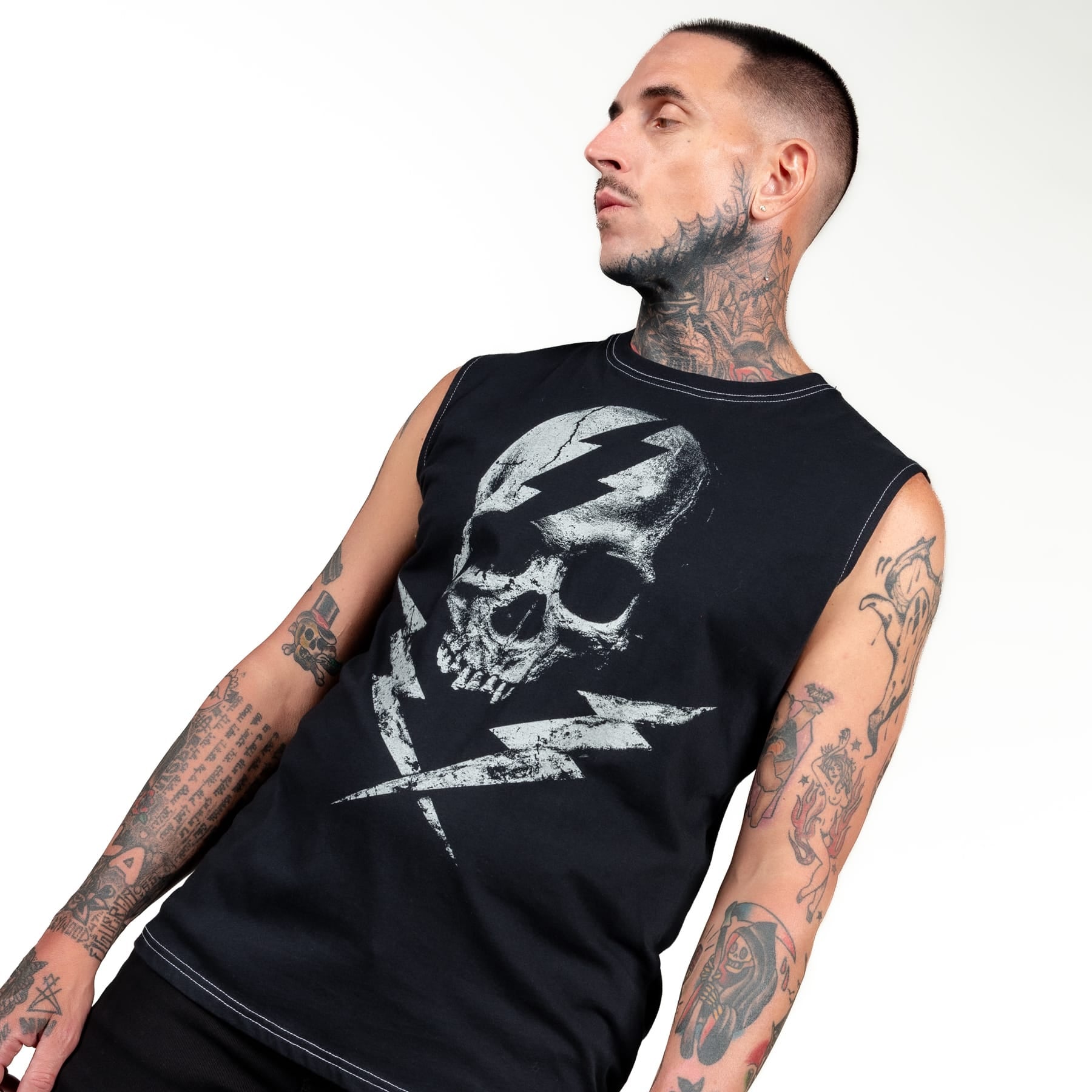 Artist Asylum Collection T-Shirt Thunderstruck Tee - Sleeveless