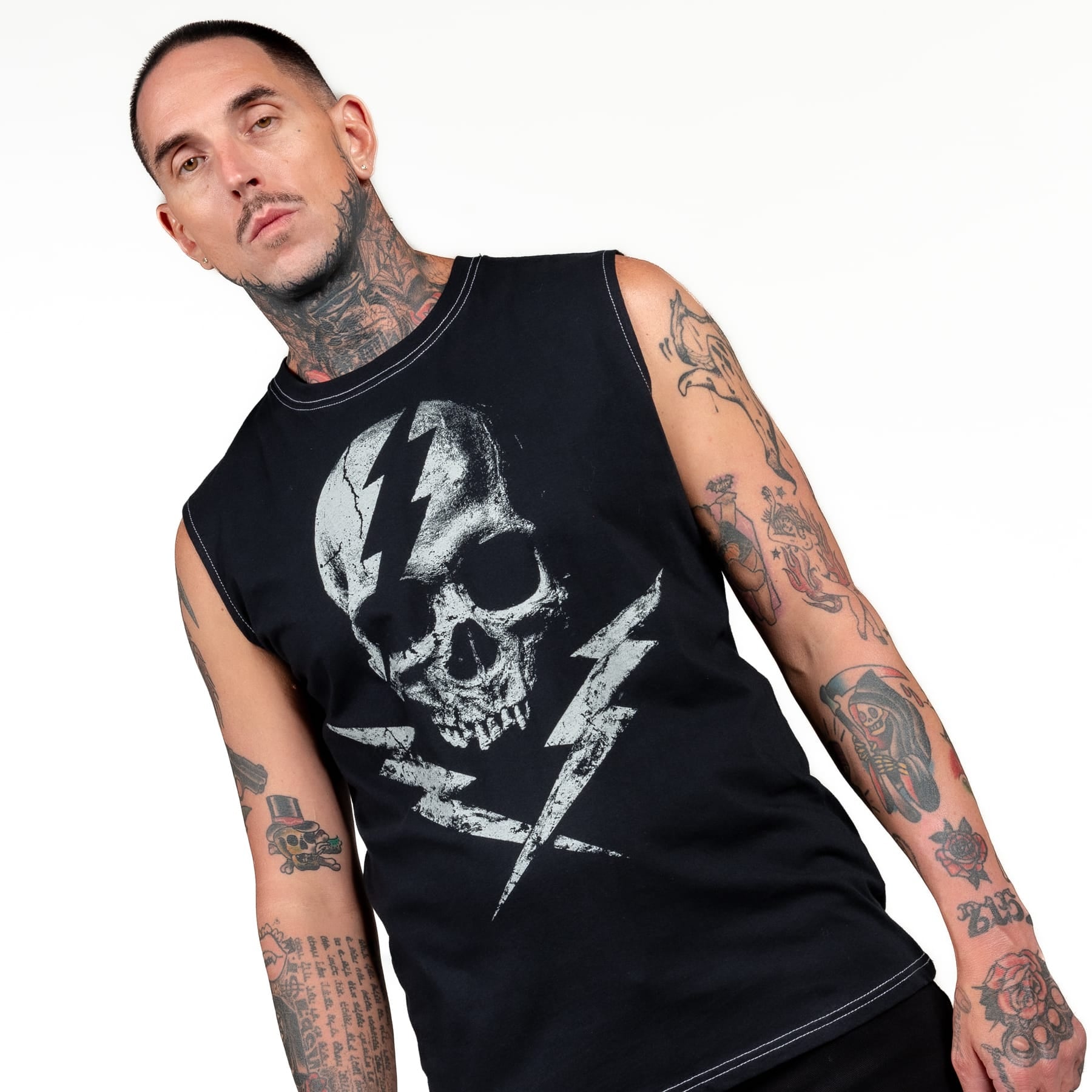 Artist Asylum Collection T-Shirt Thunderstruck Tee - Sleeveless