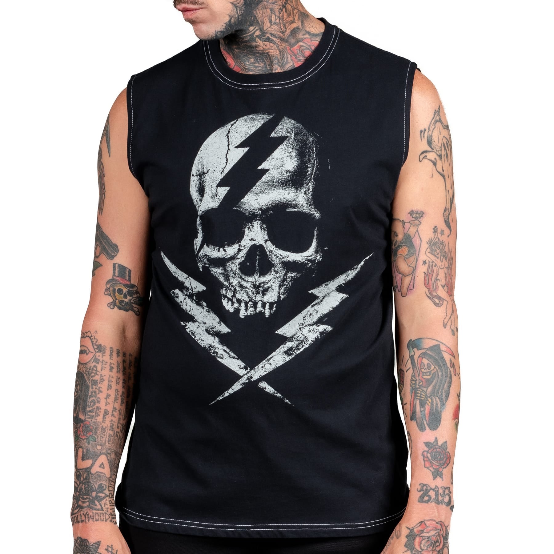 Artist Asylum Collection T-Shirt Thunderstruck Tee - Sleeveless